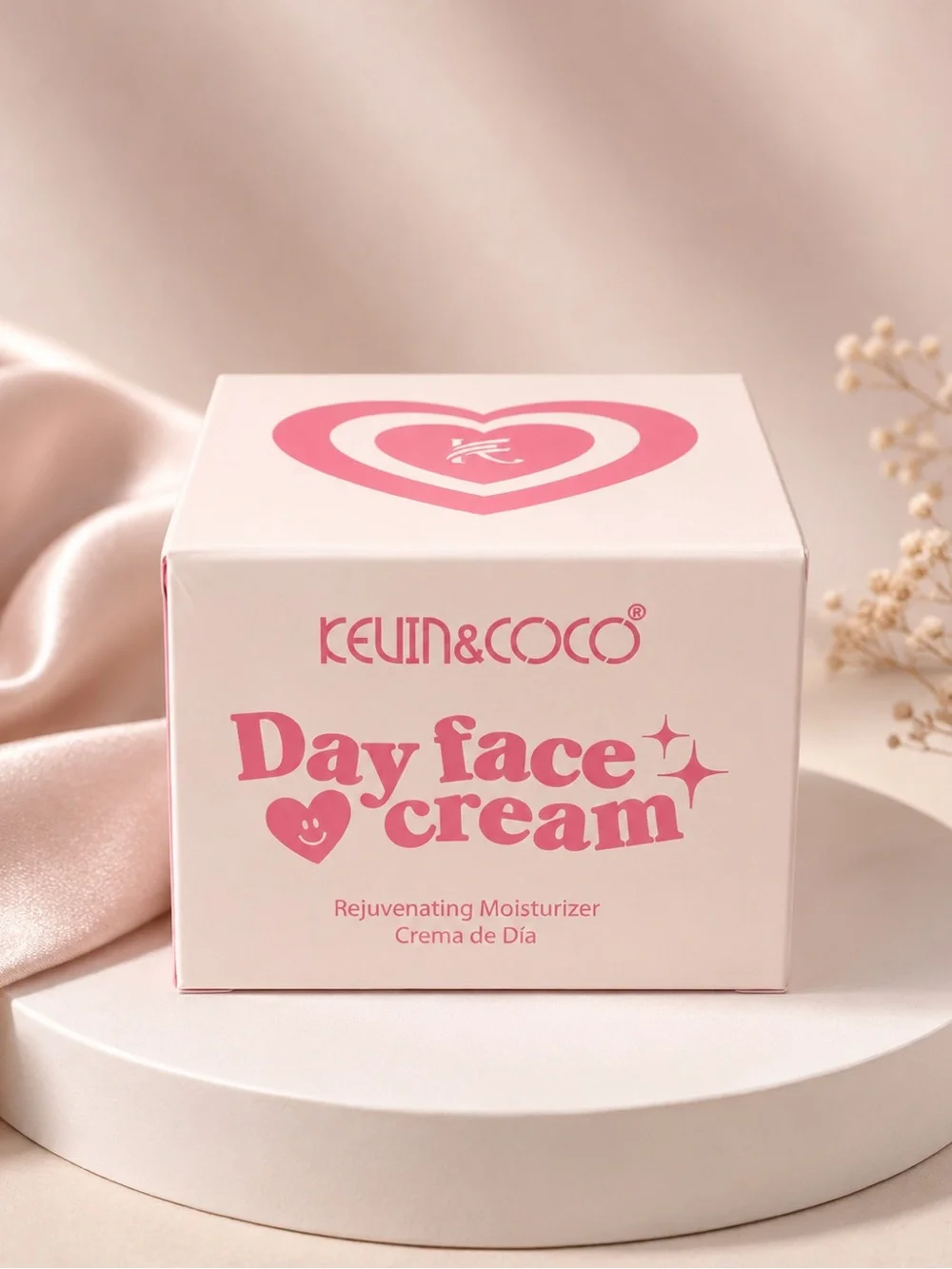 5PCS Skincare Set Kevin & Coco Face Wash Sunscreen Vitamin C Serum Eye Cream New